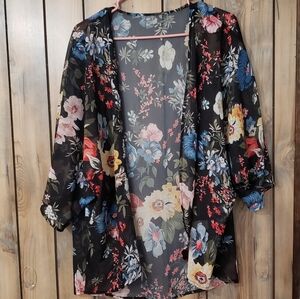 Chiffon kimono cardigan